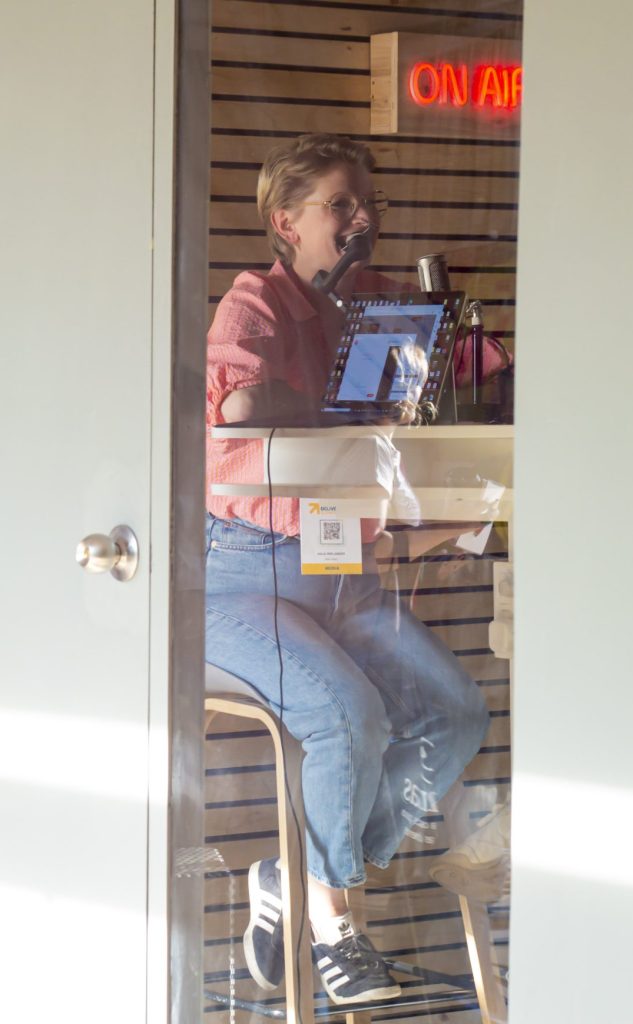 Julia Wiklander talking big tech on the Rising Minds Podcast