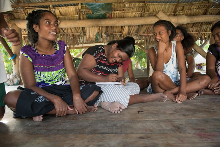 Young People in Kiribati combating the climate crisis