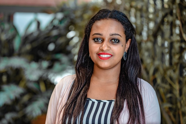 Hiwot, Amref, works against sexual violence in Ethiopia